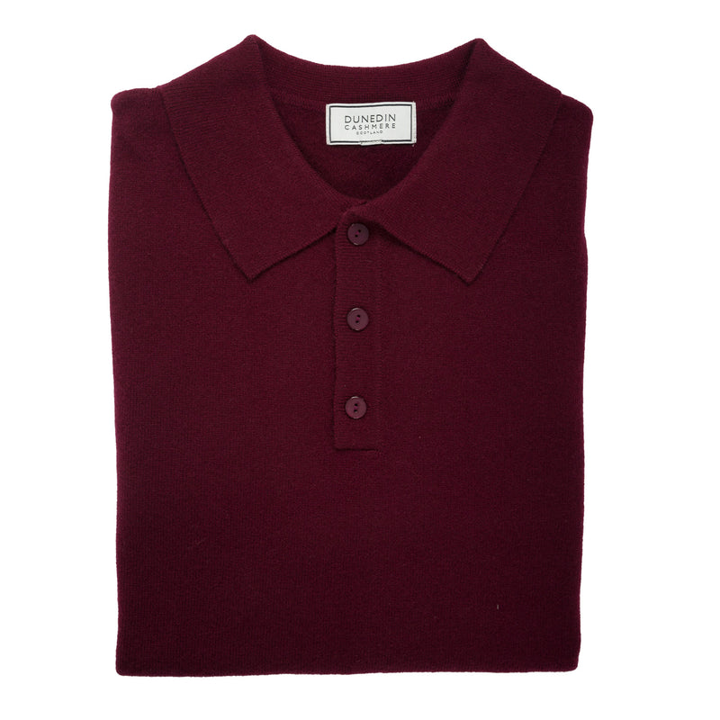 100% Cashmere Gents Polo Endless Passion - Heritage Of Scotland - ENDLESS PASSION