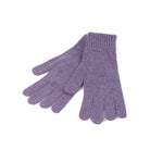 100% Cashmere Plain Ladies Glove Heather - Heritage Of Scotland - HEATHER