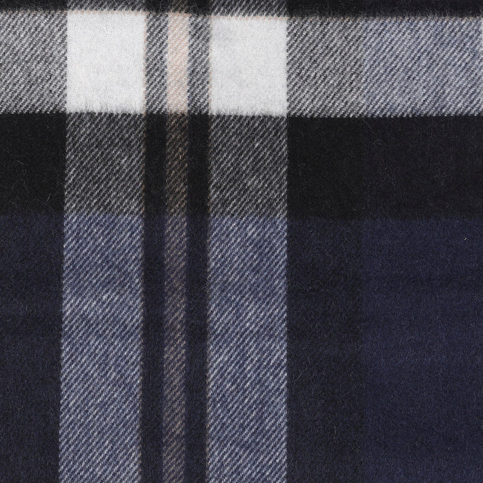 100% Cashmere Scarf Made In Scotland Amplified Thomson Navy - Heritage Of Scotland - AMPLIFIED THOMSON NAVY