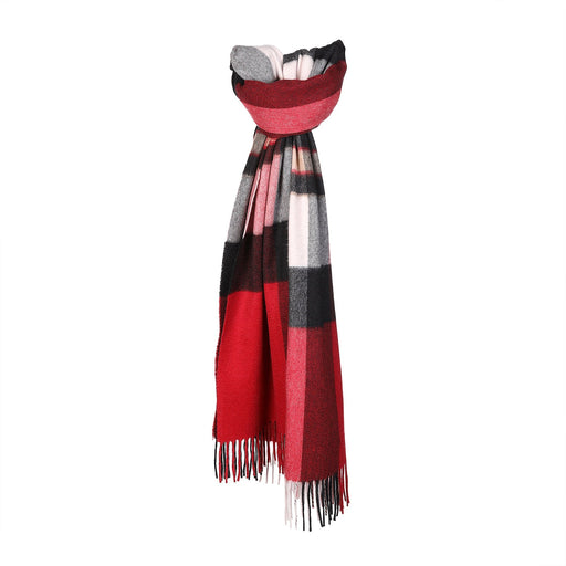 100% Cashmere Solid Stole Amplified Thomson Red - Heritage Of Scotland - AMPLIFIED THOMSON RED