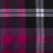 100% Cashmere Woven Scarf Dalton Black/Raspberry - Heritage Of Scotland - BLACK/RASPBERRY