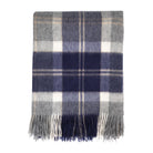100% Lambswool Blanket Bannockbane Silver - Heritage Of Scotland - BANNOCKBANE SILVER