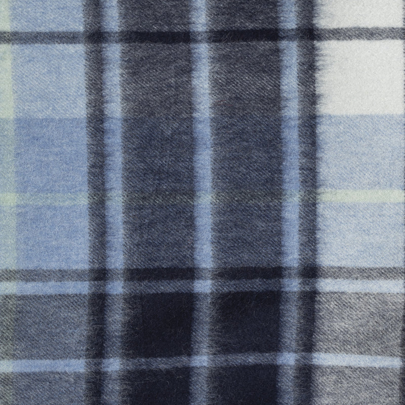 100% Lambswool Blanket Mill Check Eclipse - Heritage Of Scotland - MILL CHECK ECLIPSE