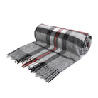 100% Lambswool Blanket Thomson Grey - Heritage Of Scotland - THOMSON GREY