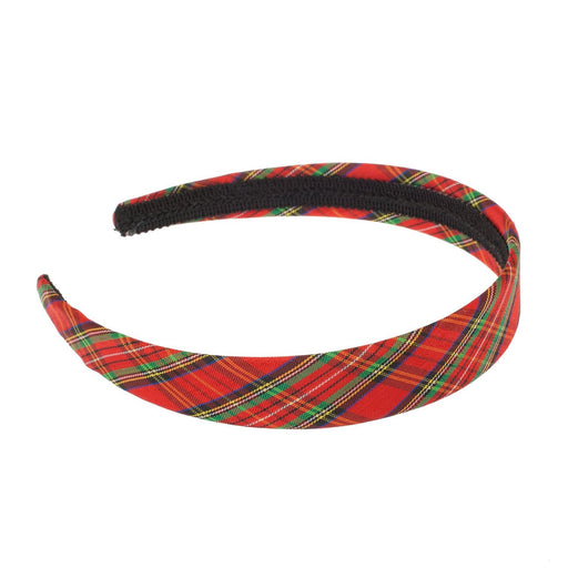25Mm Tartan Headband Red - Heritage Of Scotland - RED