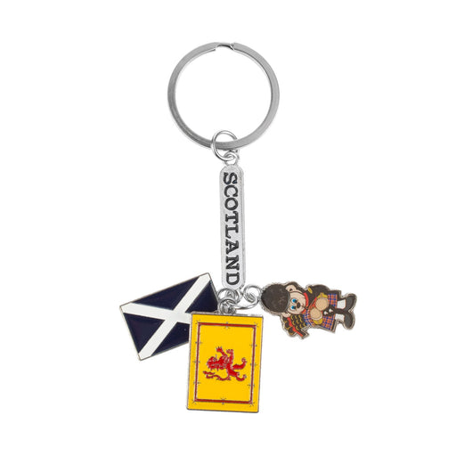3 Icon Tag - Piper/Flag/St Andrews Key - Heritage Of Scotland - N/A