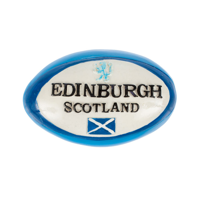 Resin Magnet - Rugby Ball/Scotland
