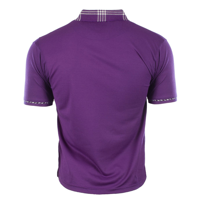 Adults Lion Scotland Polo Shirt Purple