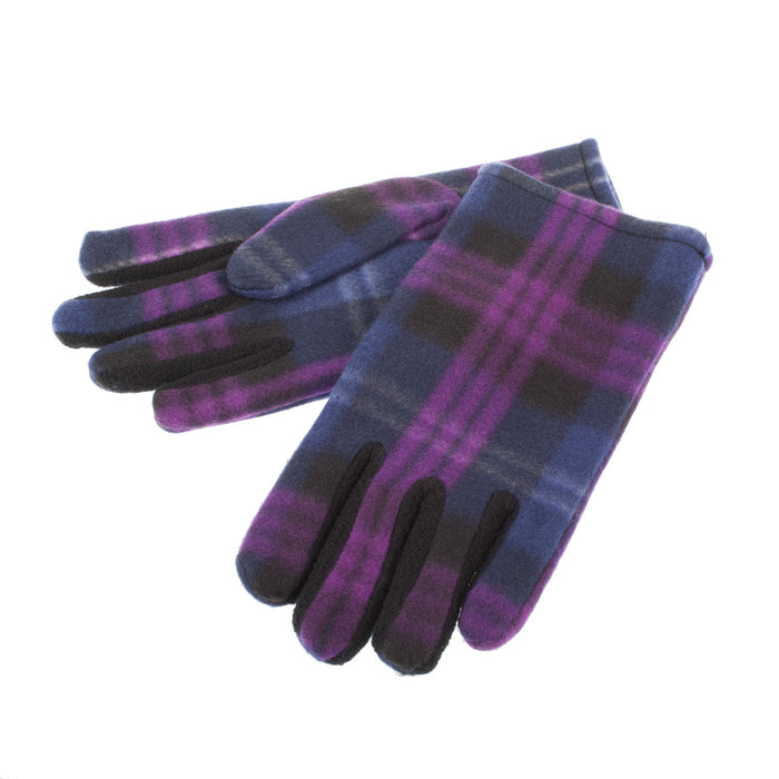 Women's Fleece Tartan Gloves  Heritage Of Scotland