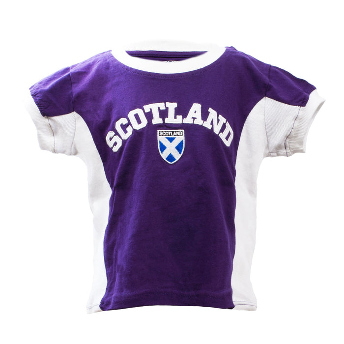 Kids Scotland No 9 T-Shirt Purple