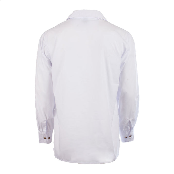 Gents Basic Kilt Ghillie Shirt White