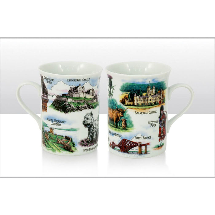 Scotland Collage Mug