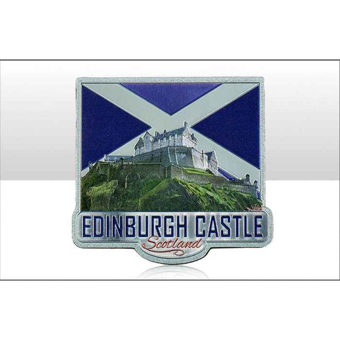 Edinburgh Castle Foil Stamped Magnet