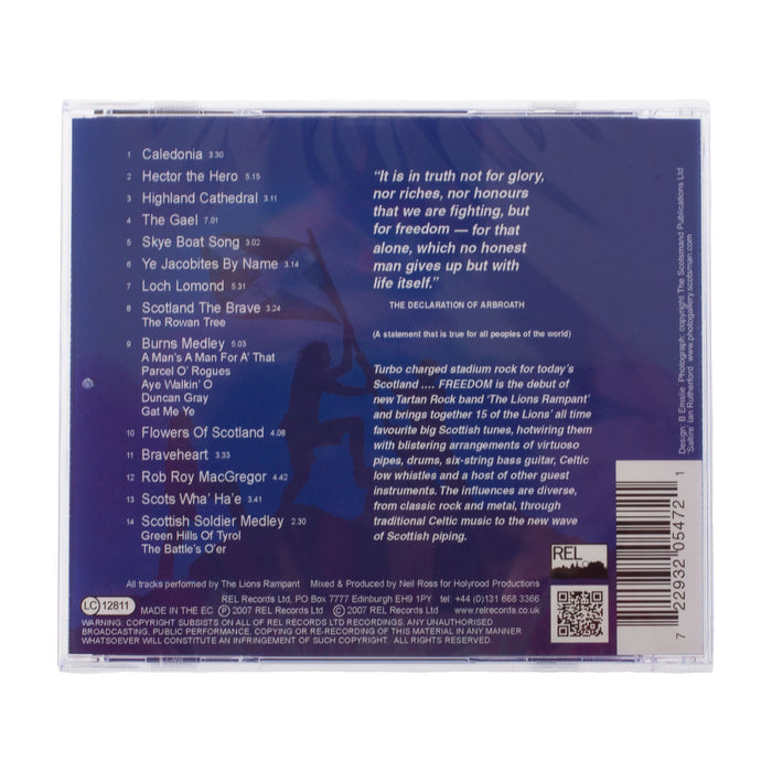 The Lions Rampant Freedom Cd