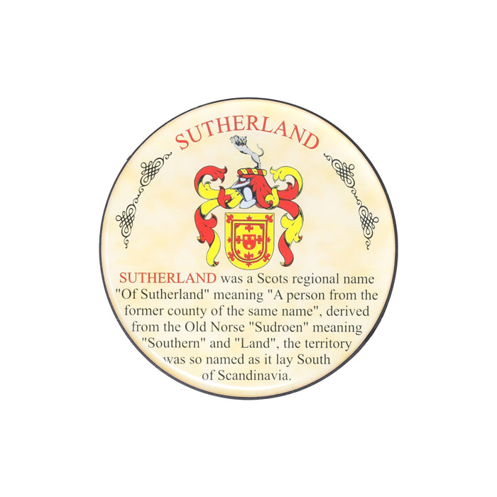 Heraldic Coaster Sutherland