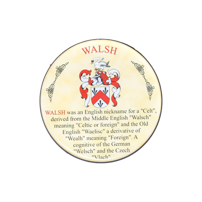 Heraldic Coaster Walsh