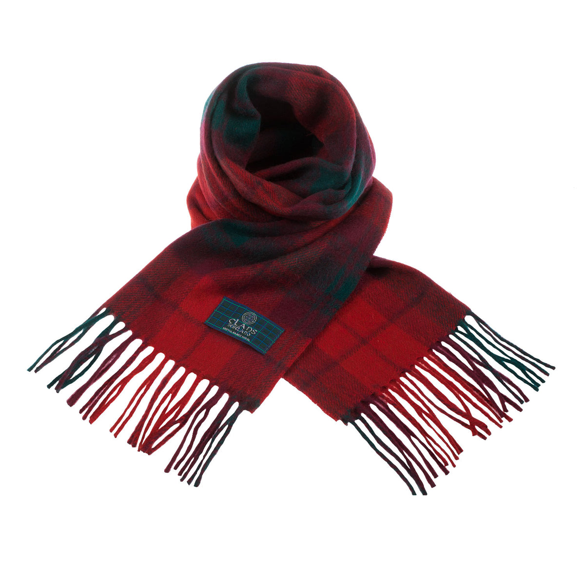 Lambswool Scottish Tartan Clan Scarf MACNAB | Heritage of Scotland ...