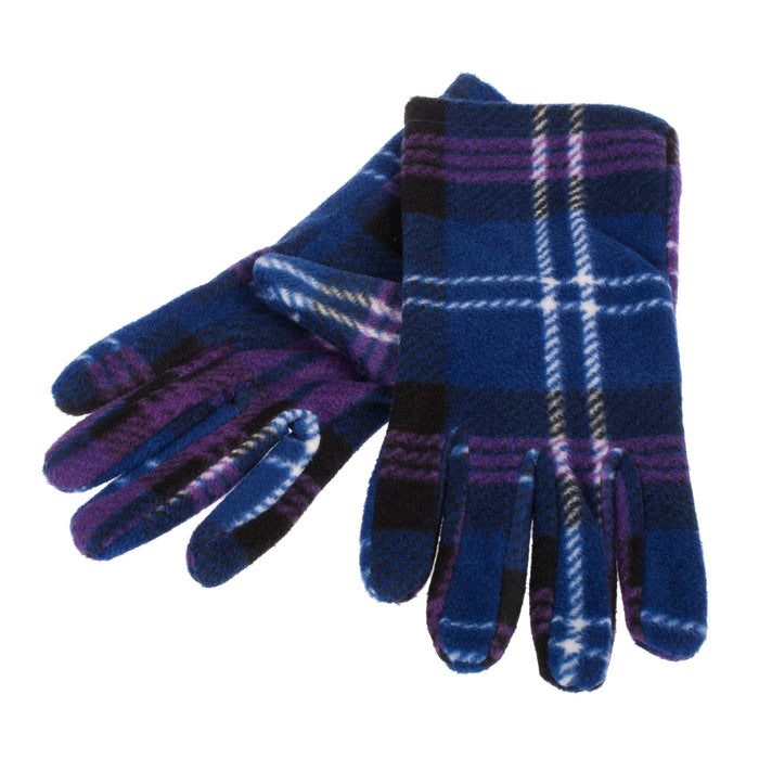 Women's Fleece Tartan Gloves  Heritage Of Scotland