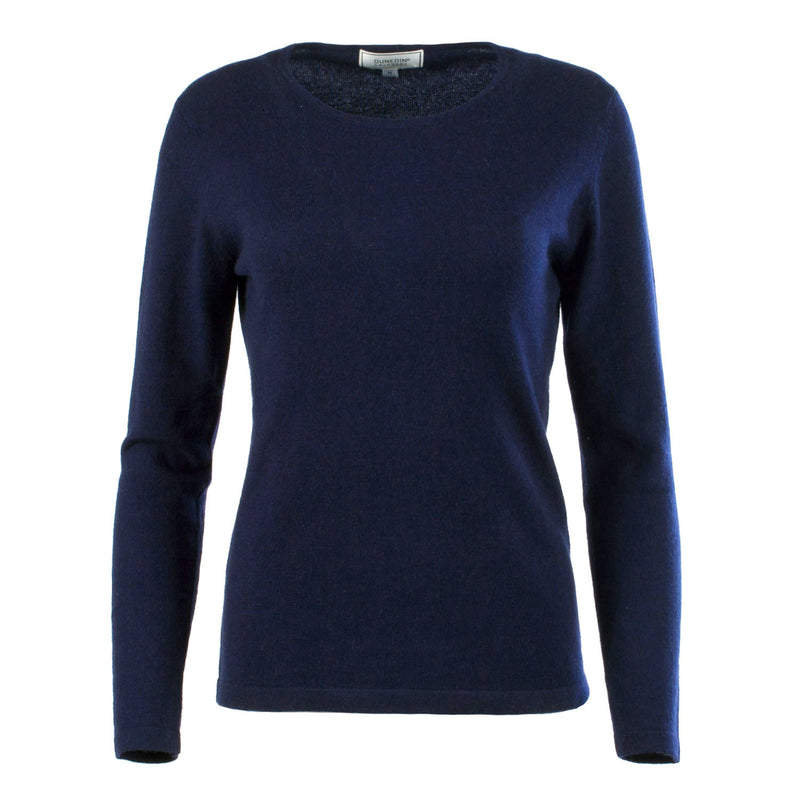 Dunedin Cashmere Women’s 100% Cashmere C-Neck Jumper – Astral