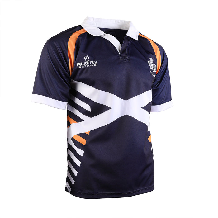 Adults Cotton Collar Poly Rugby Top