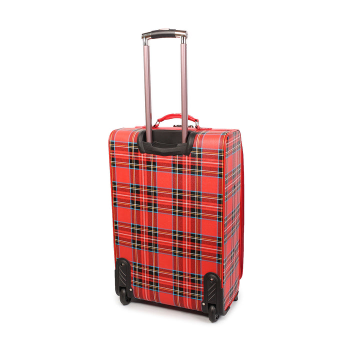 Tartan Luggage Suitcase Bag