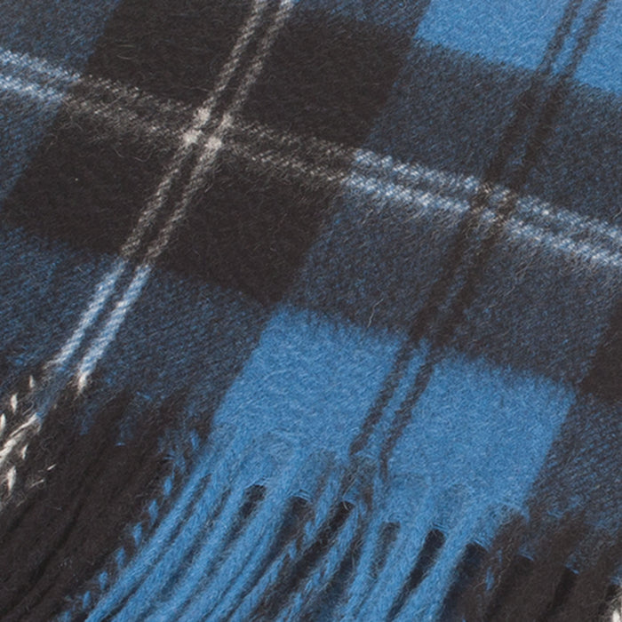 Cashmere Scottish Tartan Clan Scarf  Ramsay Blue