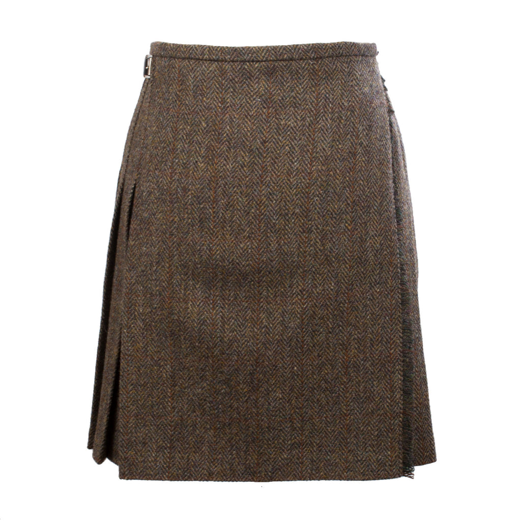 Harris tweed mini clearance skirt