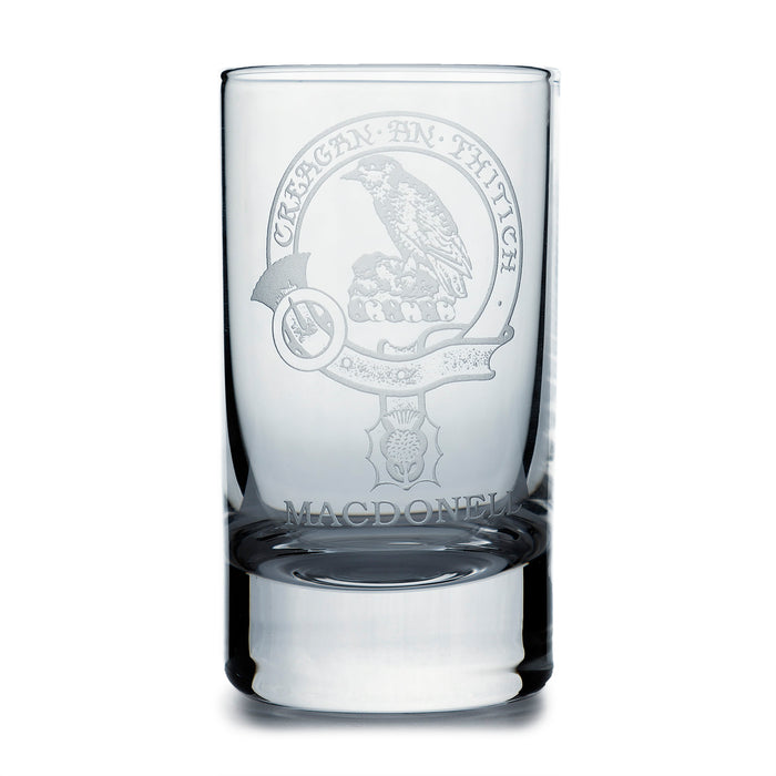 Collins Crystal Clan Shot Glass Macdonell