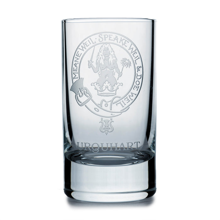 Collins Crystal Clan Shot Glass Urquhart