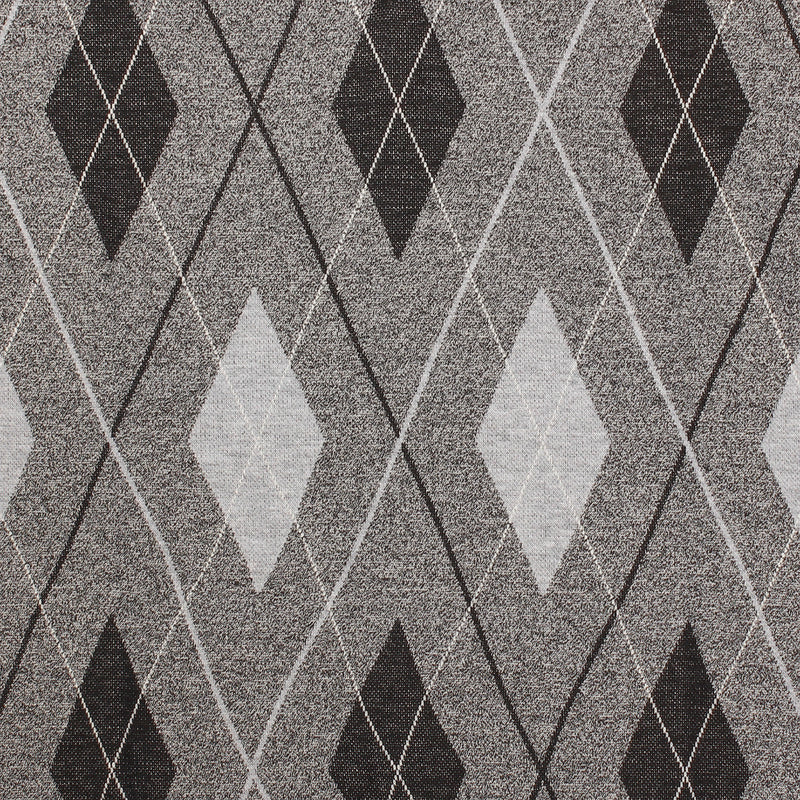 Men's Argyle Ballantrae V Neck Jumper Light Grey Melange