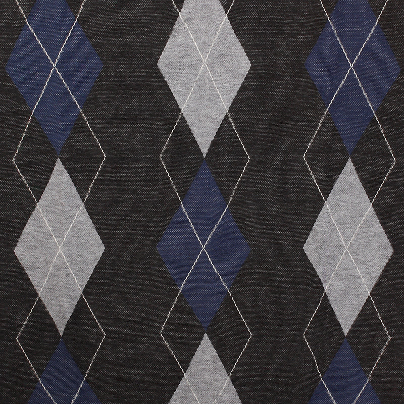 Men's Argyle Ballantrae Jumper Half Zip  Black