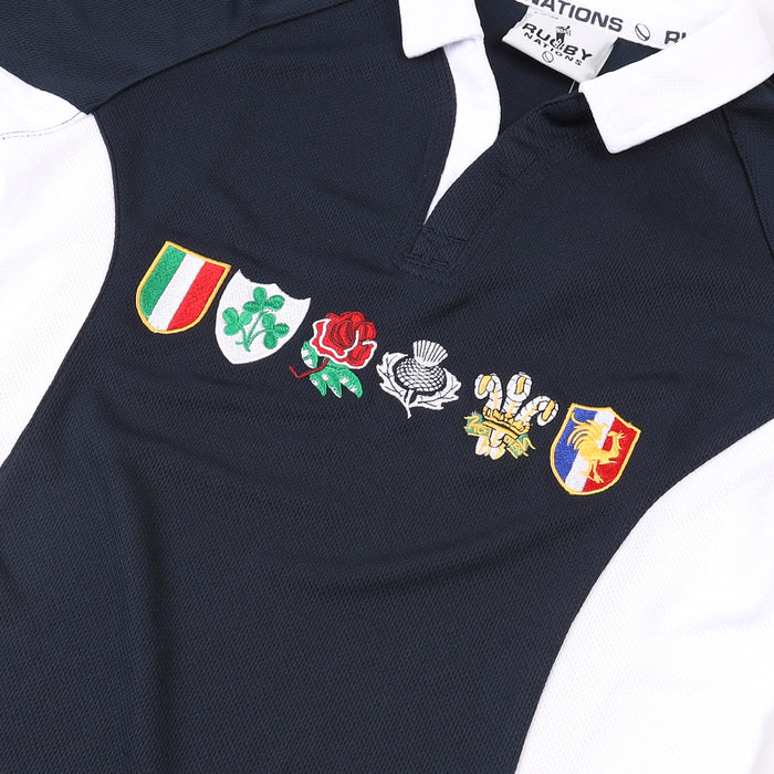 Kids Six Nations Logo Rugby Shirt Scot