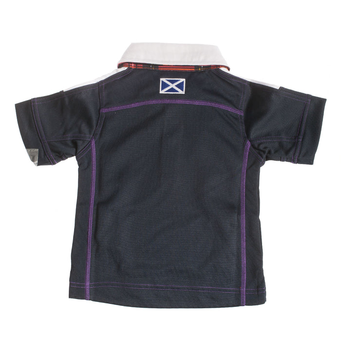 Kids Scotland Rugby Shirt Tartan