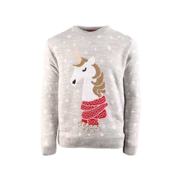 Kids Unicorn Lurex Sweater