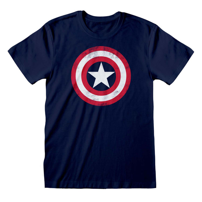 Mc Captain America-Shield Dist. Tshirt