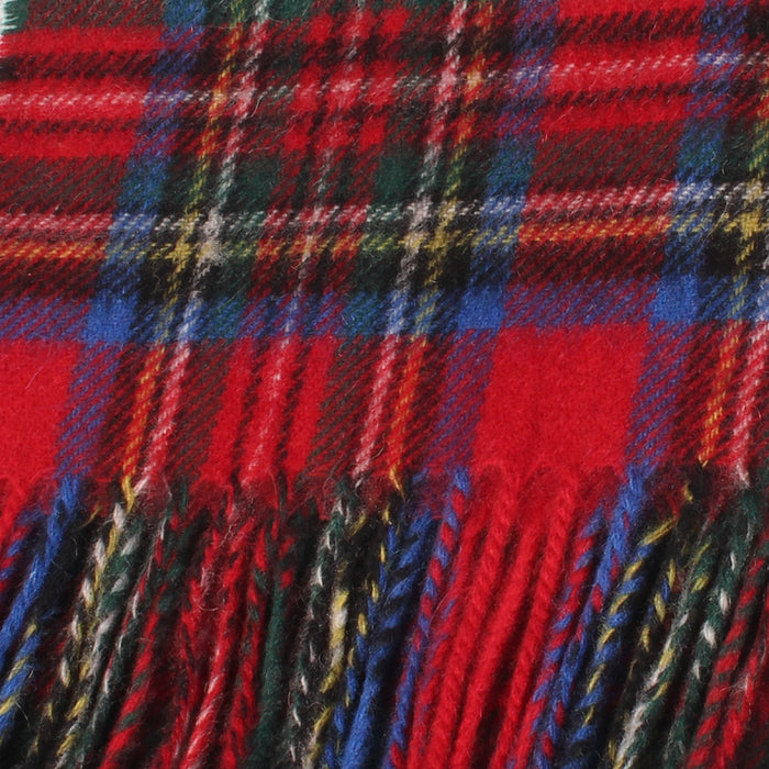 100% Cashmere Scarf Made In Scotland Stewart Royal