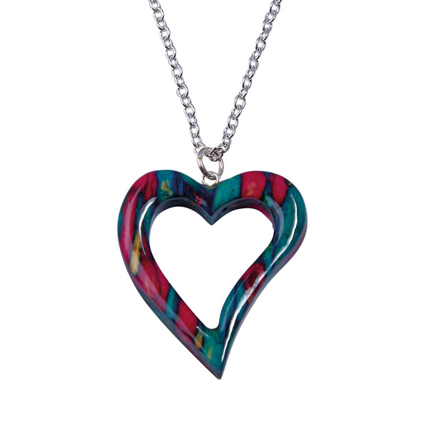 Heathergem Open Heart Pendant