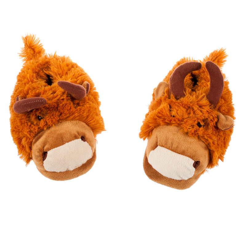 Cheeky Scot Unisex Highland Cow Slipper
