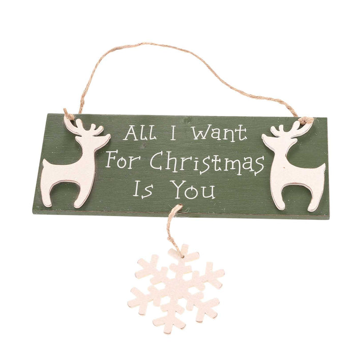 All I Want For Xmas Plaque 3A - Heritage Of Scotland - N/A