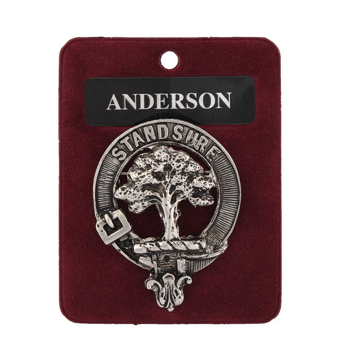 Art Pewter Clan Badge 1.75" Anderson - Heritage Of Scotland - ANDERSON
