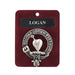 Art Pewter Clan Badge 1.75" Logan - Heritage Of Scotland - LOGAN