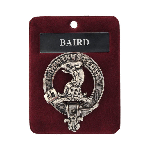 Art Pewter Clan Badge Baird - Heritage Of Scotland - BAIRD
