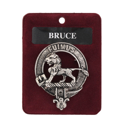 Art Pewter Clan Badge Bruce - Heritage Of Scotland - BRUCE