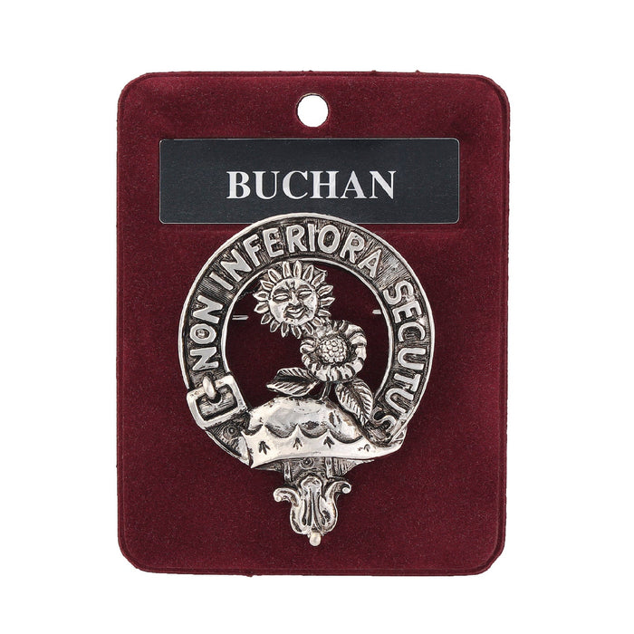 Art Pewter Clan Badge Buchan - Heritage Of Scotland - BUCHAN