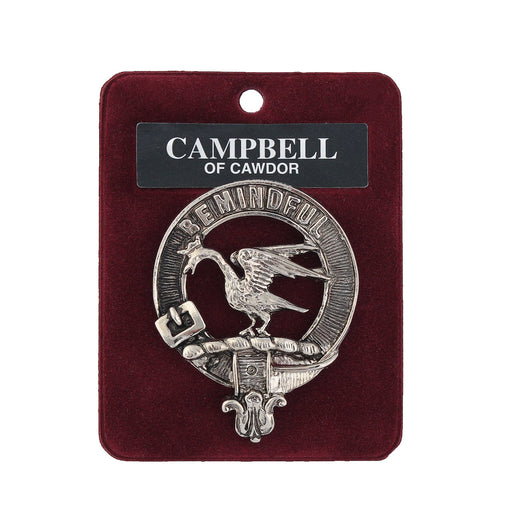 Art Pewter Clan Badge Campbell Of Cawdor - Heritage Of Scotland - CAMPBELL OF CAWDOR