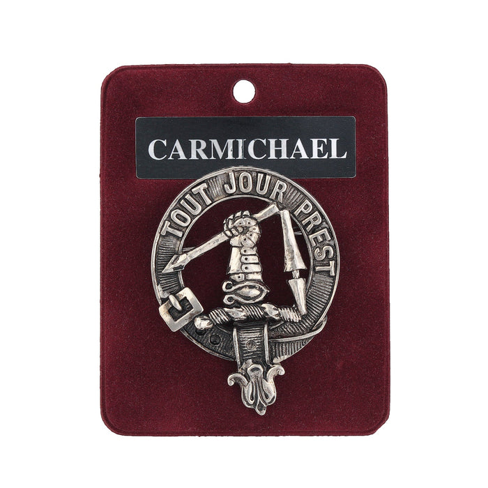 Art Pewter Clan Badge Carmichael - Heritage Of Scotland - CARMICHAEL