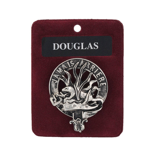 Art Pewter Clan Badge Douglas - Heritage Of Scotland - DOUGLAS