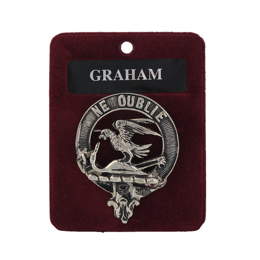 Art Pewter Clan Badge Graham - Heritage Of Scotland - GRAHAM