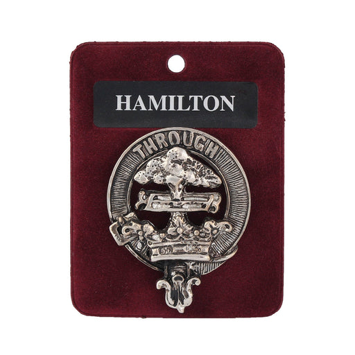 Art Pewter Clan Badge Hamilton - Heritage Of Scotland - HAMILTON