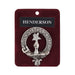 Art Pewter Clan Badge Henderson - Heritage Of Scotland - HENDERSON